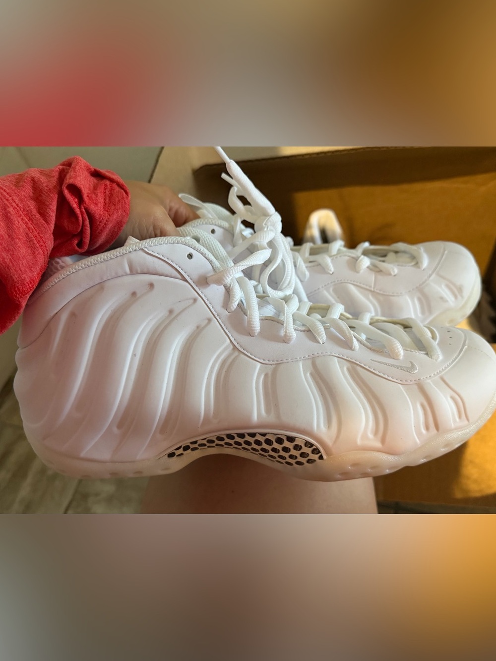 Nike White Foamposite Men’s Sneakers